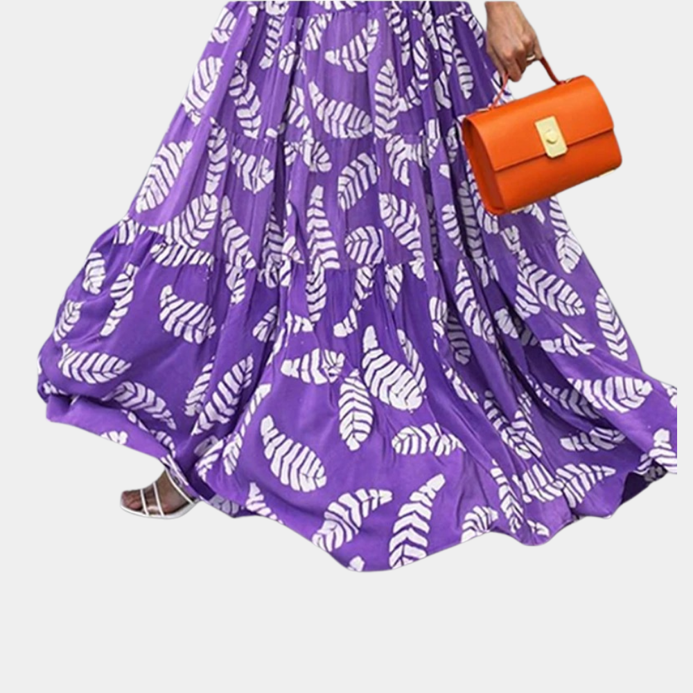 Elegant Slim Fit Ladies Dress - Beautiful Patterns for Women, Perfect for Summer Parties-2