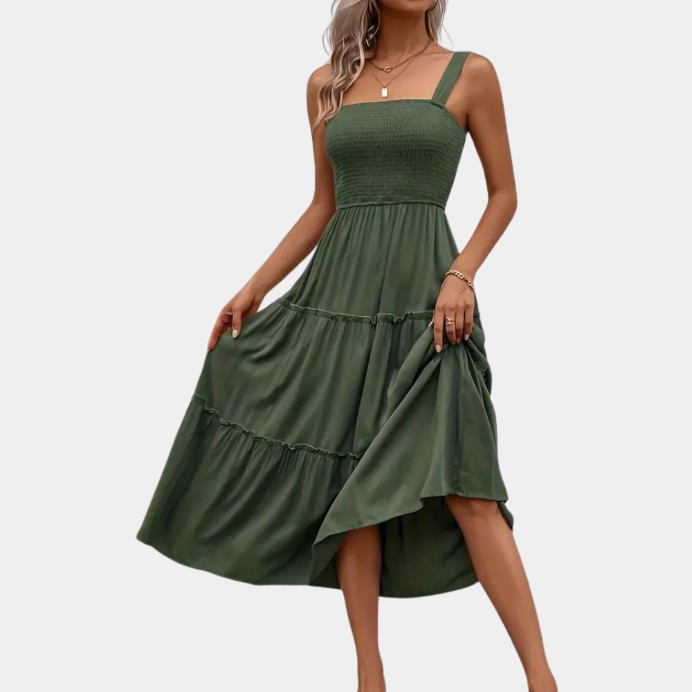 Casual Breathable Ladies Dress - Comfortable Summer Dress for Women-4