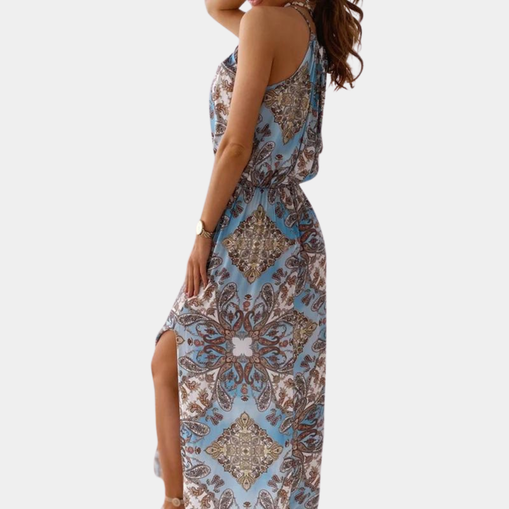 Boho Chic Women's Maxi Dress - Soft Summer Dress for Effortless Style-2