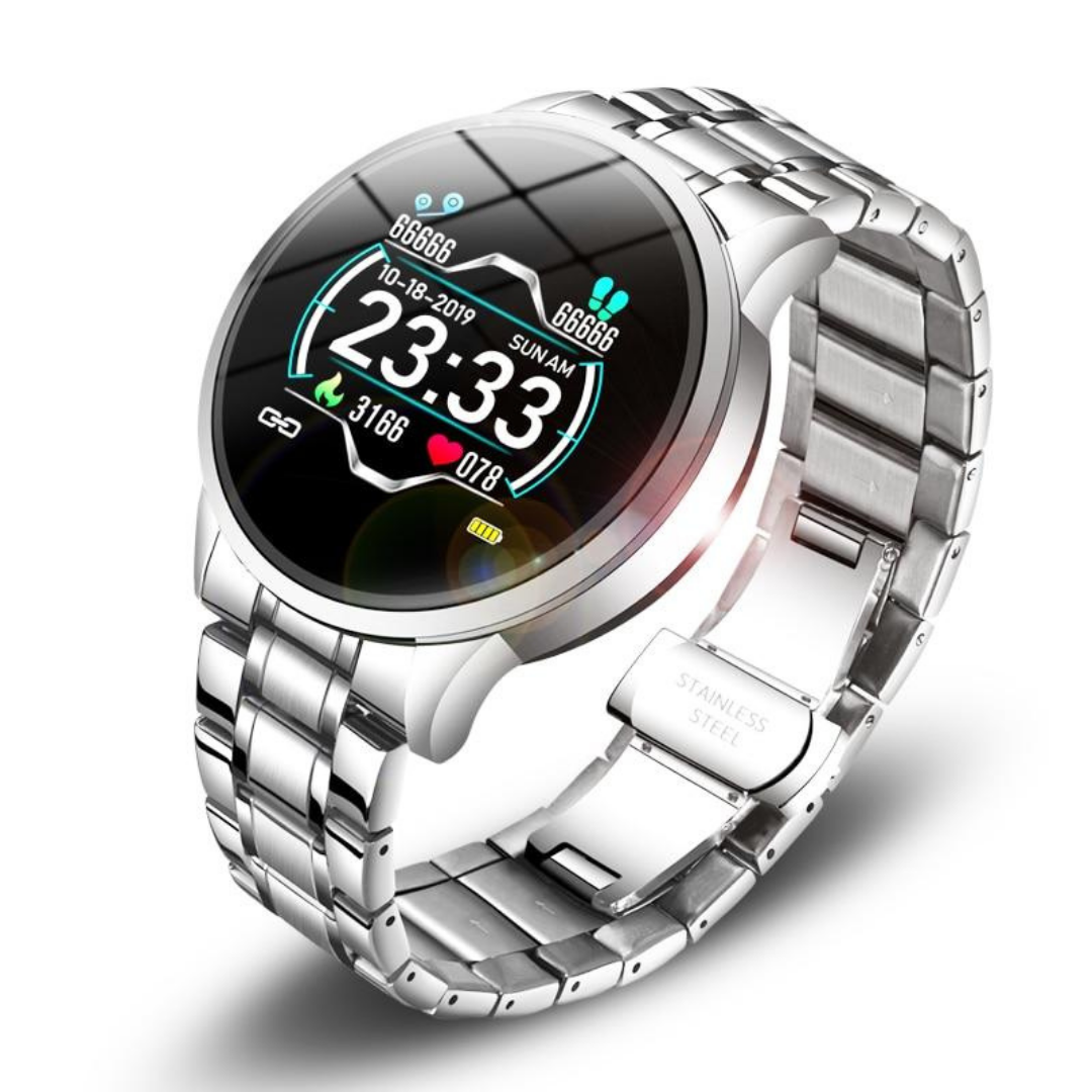 Classic Smartwatch with Health Tracking, Notifications, and Water Resistance – Elegant Design 0