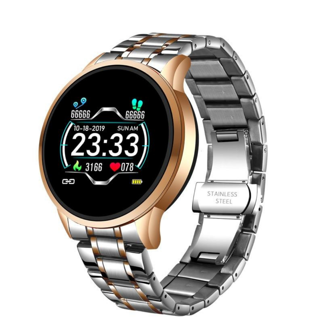 Classic Smartwatch with Health Tracking, Notifications, and Water Resistance – Elegant Design 1