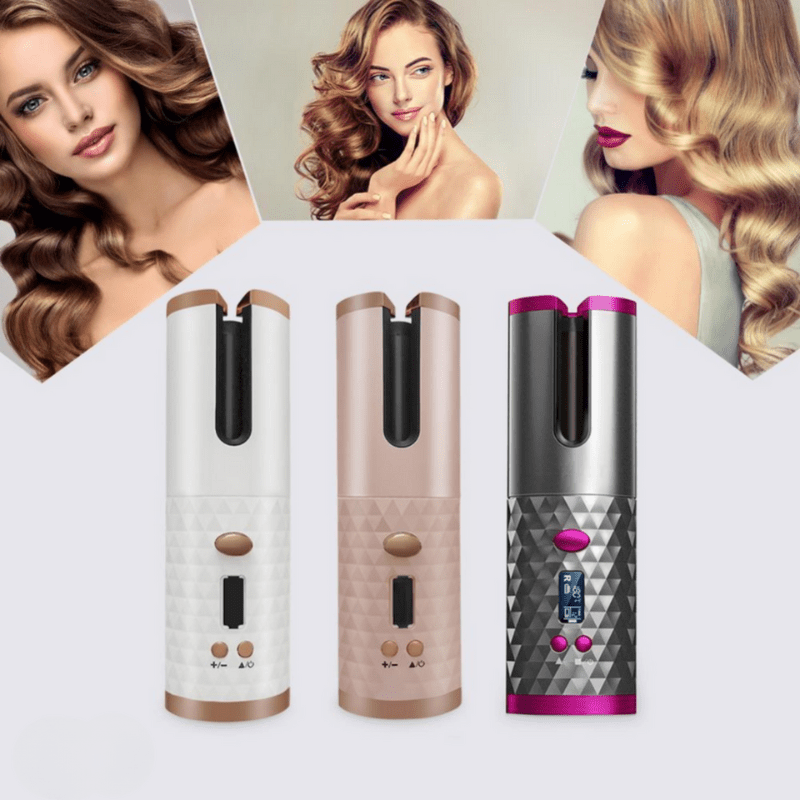 Cordless hair styler – Cordless curling iron for shiny & healthy curls 1