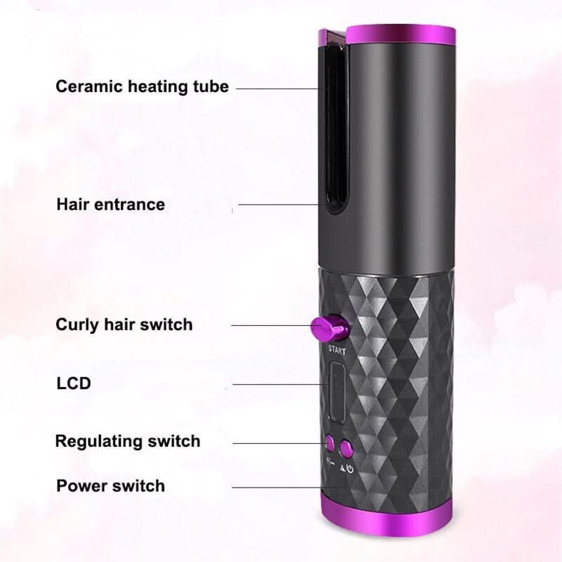 Cordless hair styler – Cordless curling iron for shiny & healthy curls 5
