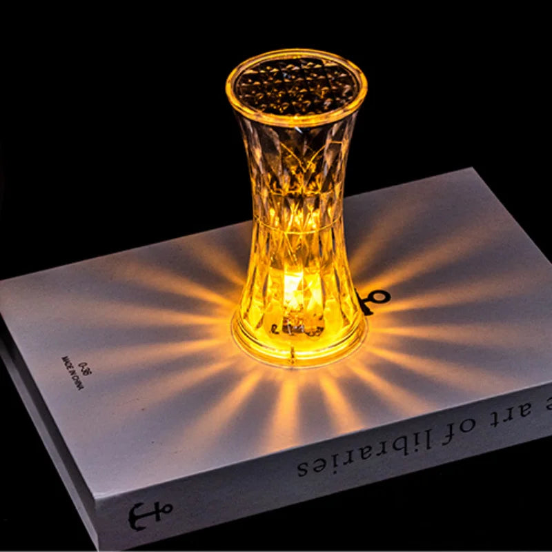 DazzleLite - Luxury Diamond-Shaped LED Reading Lamp