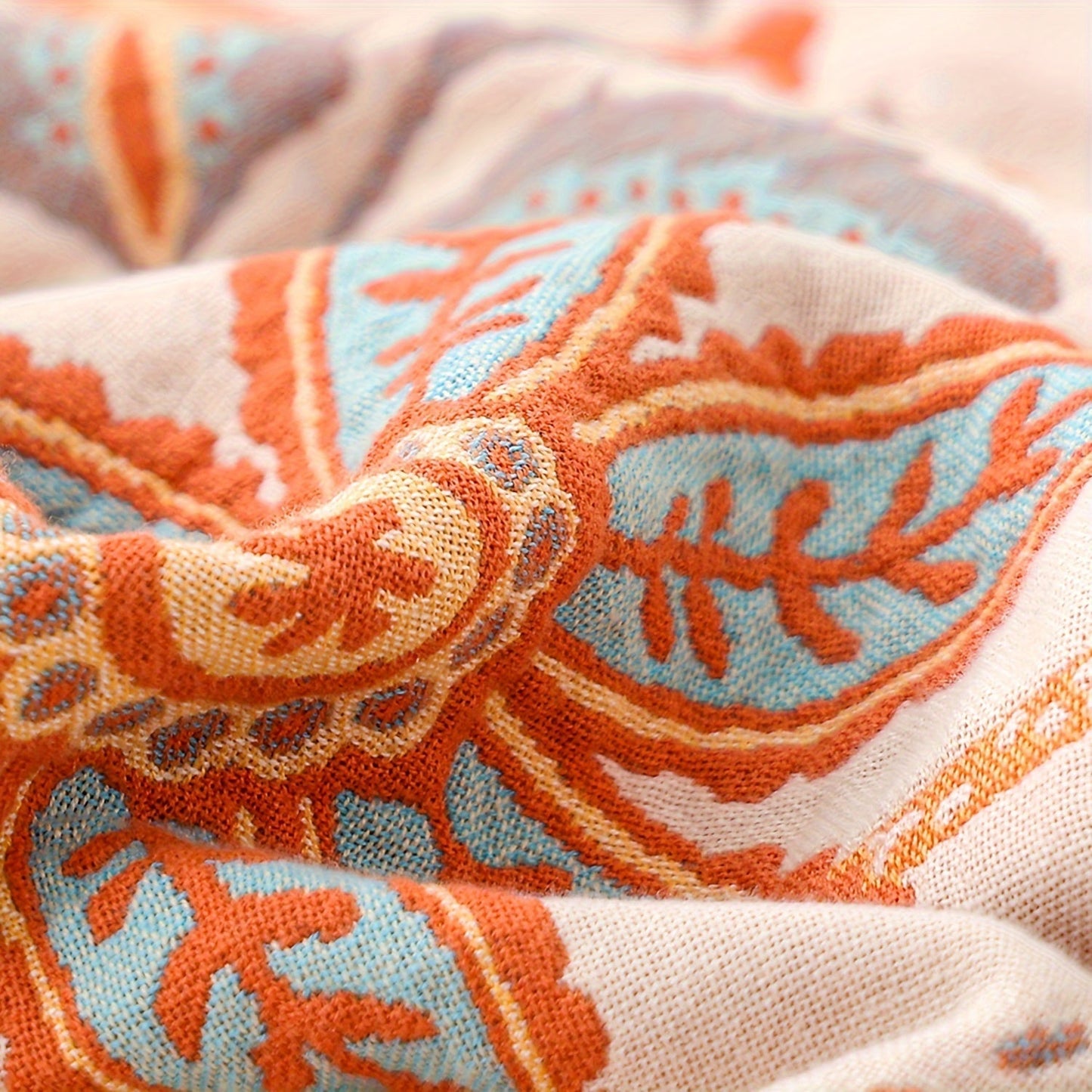 ThreadHaven - Boho Tassel Throw