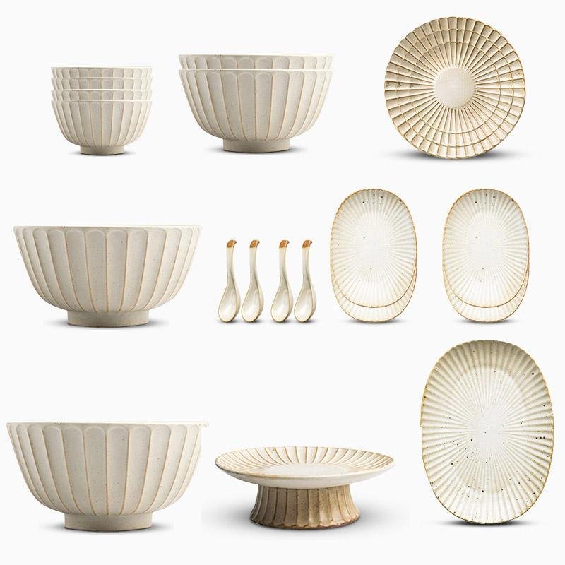 HeritageStone - 21-Piece Dinner Set with Timeless Design