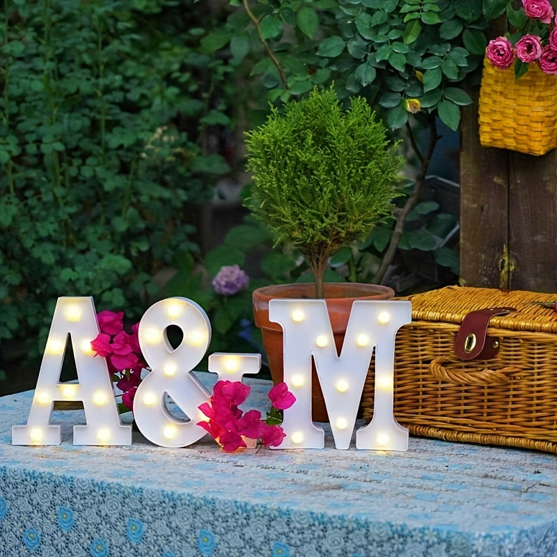 LetterGlow - Wireless LED Letter Lamp for Unique Style
