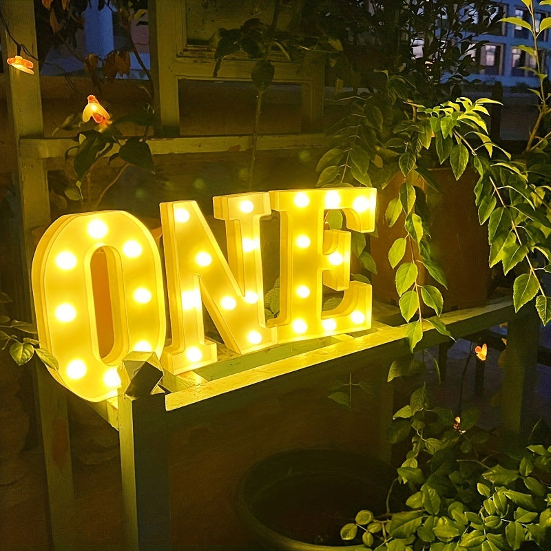 LetterGlow - Wireless LED Letter Lamp for Unique Style