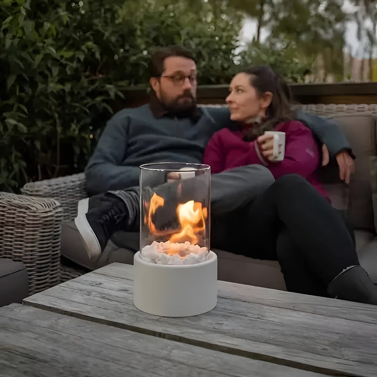 Variant image for Portable Mini Fireplace - Stylish Outdoor Heater with Clean Bioethanol Fuel-2