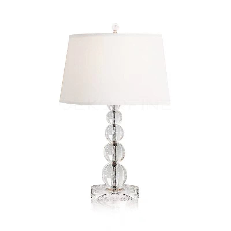 CrystalSphere - Elegant Table Lamp with Crystal Globe Design