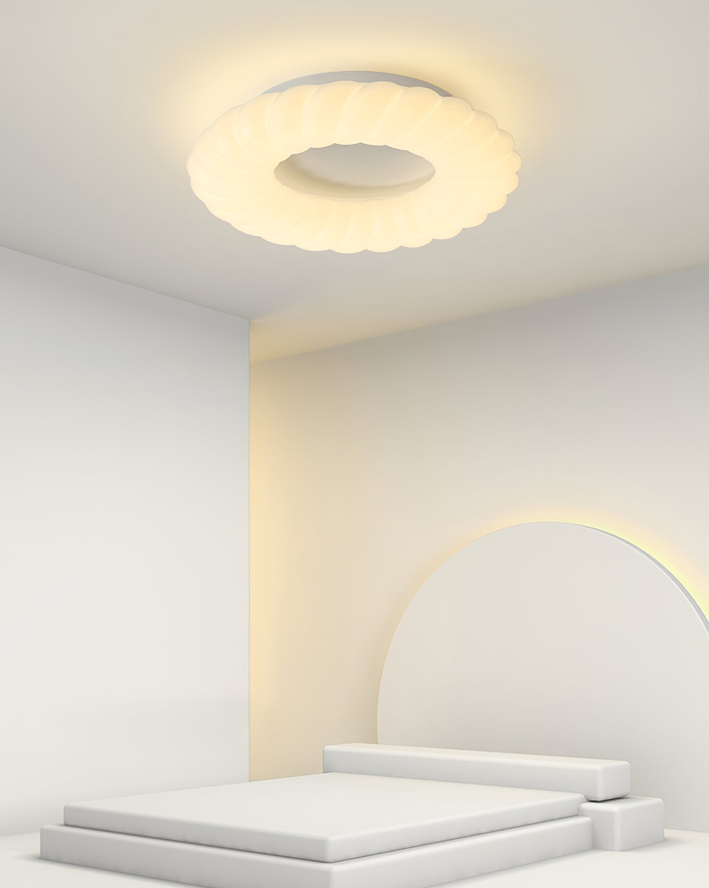 CloudGlow - Ceiling Lamp with Light and Elegant Form