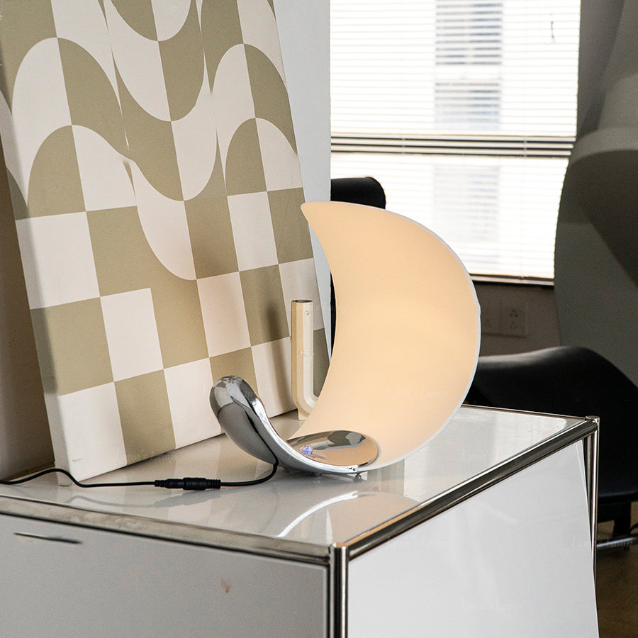 GraceGlow - Table Lamp with Elegant Swirls and Soft Glow