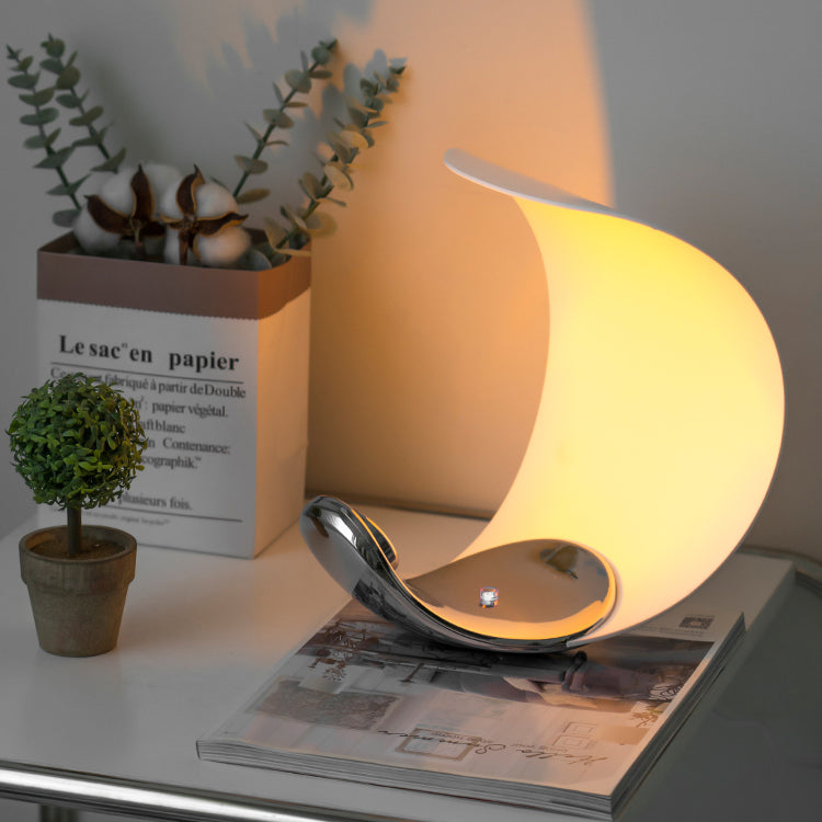 GraceGlow - Table Lamp with Elegant Swirls and Soft Glow