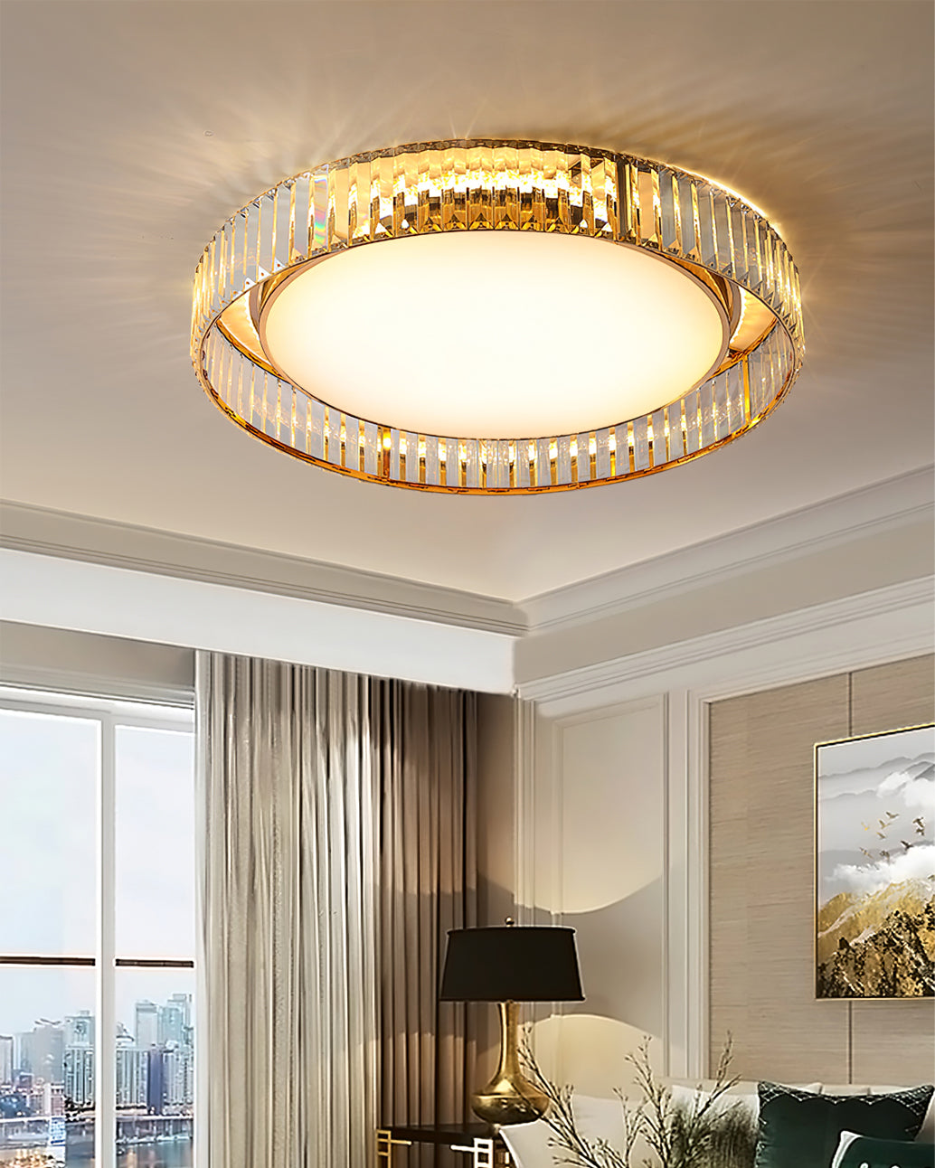 CurzonBeam - Modern Ceiling Light with Subtle Illumination