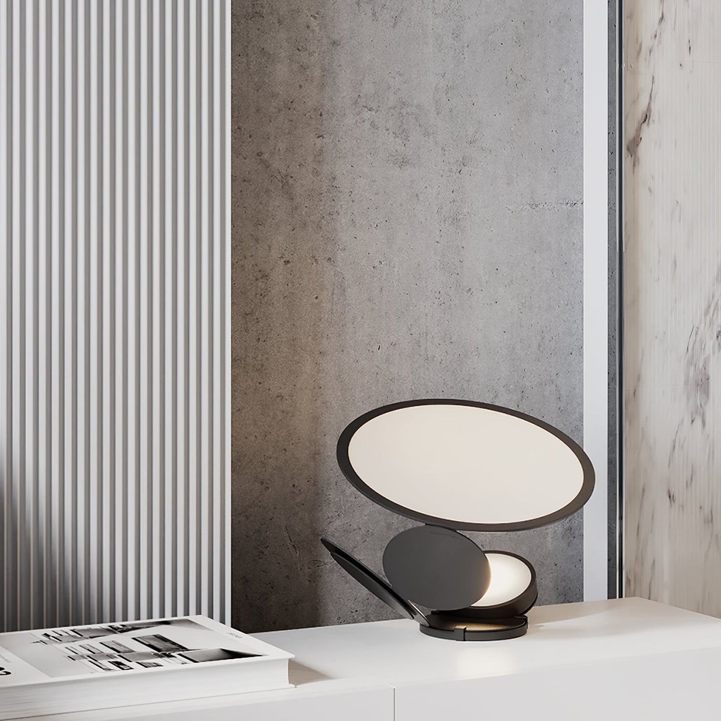 CarveGlow - Elegant Lamp with Subtle Carved Details and Soft Light