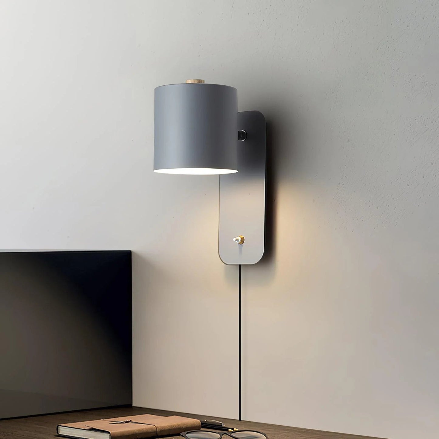 Cylinder Insert Wall Lamp 1