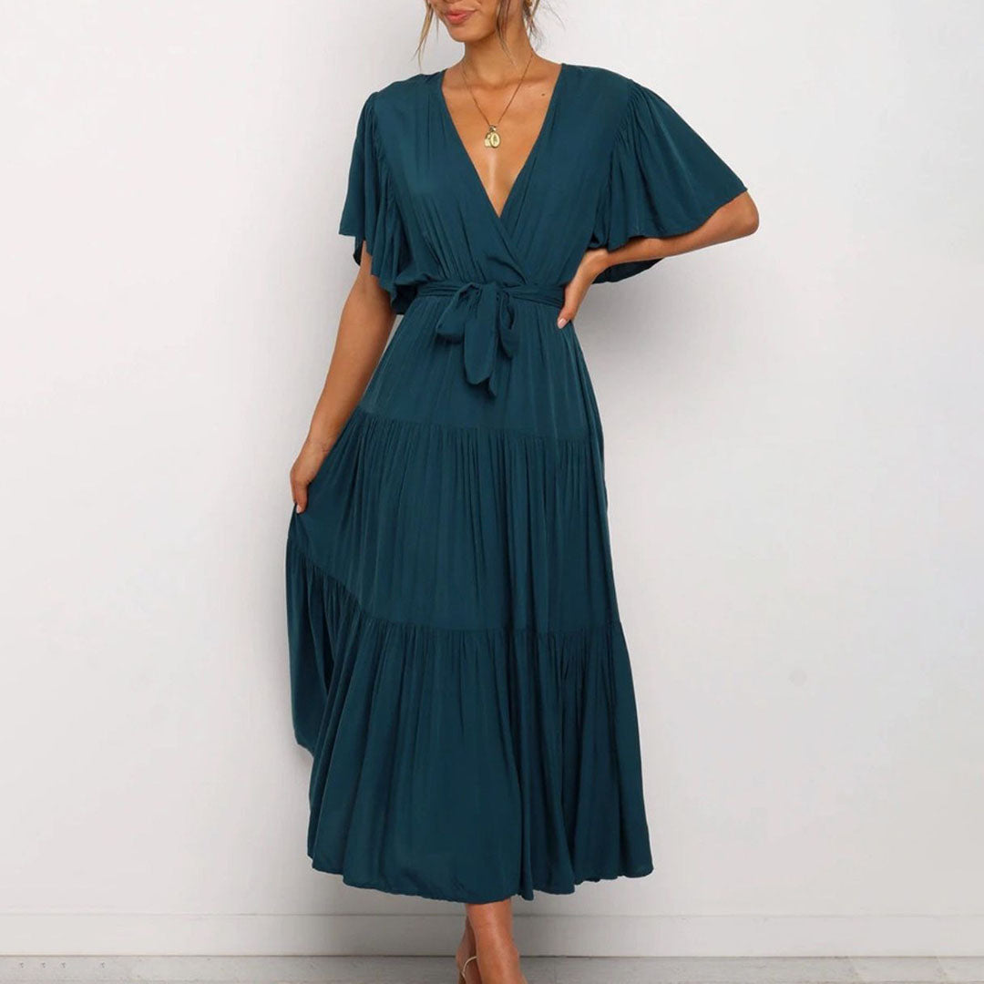 Brynlee - Casual Midi Dress for Women, Flattering Fit & Breathable Fabric-2