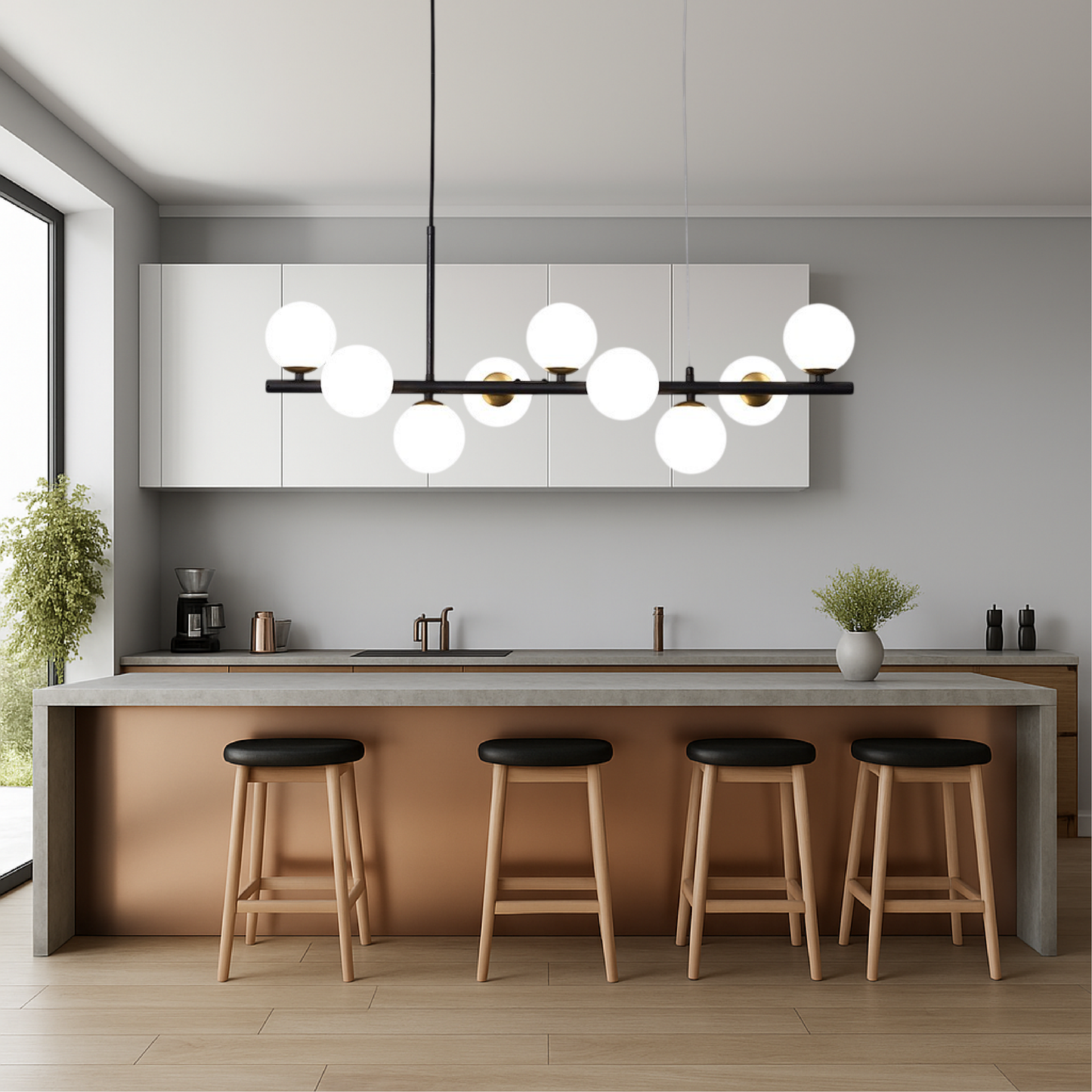Dining Room Black Pendant Lamp 5
