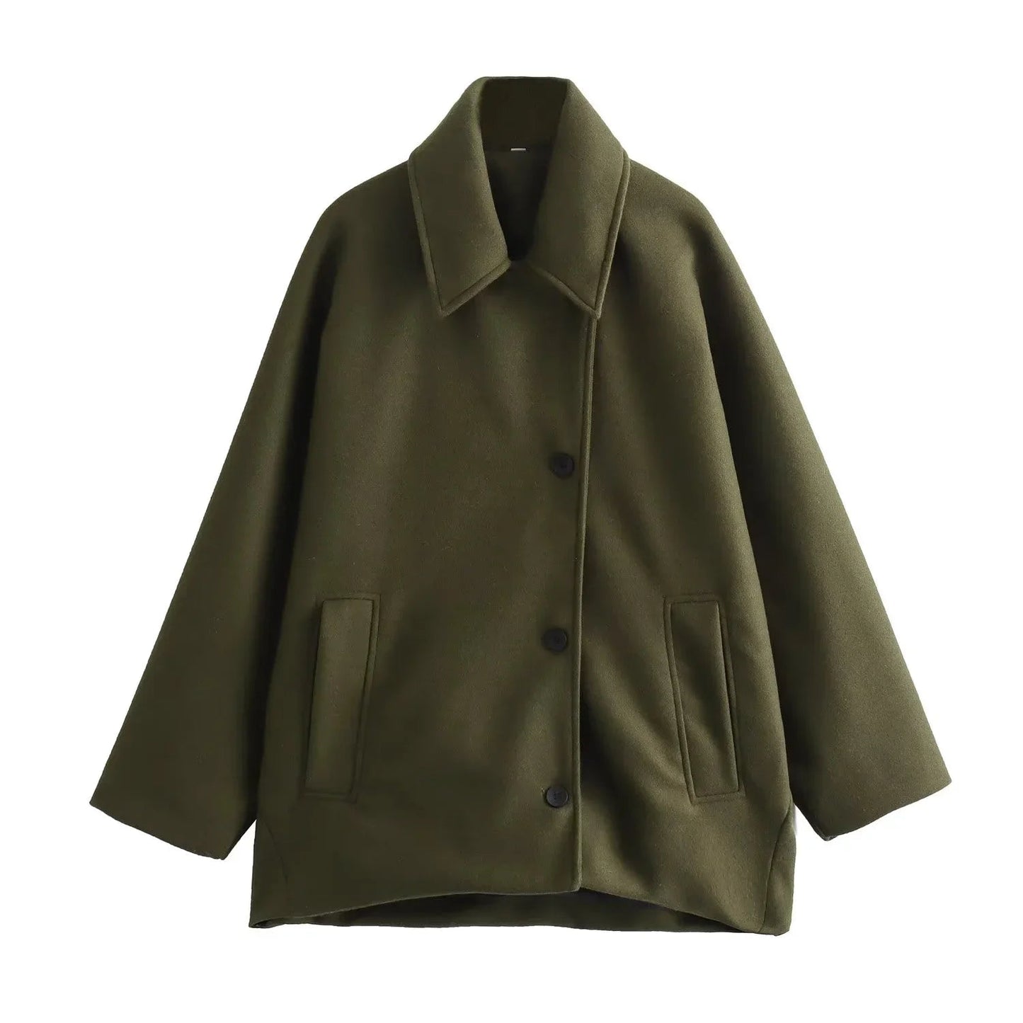 Elena | Stylish Oversized Winter Coat with Long Sleeves for Women 0