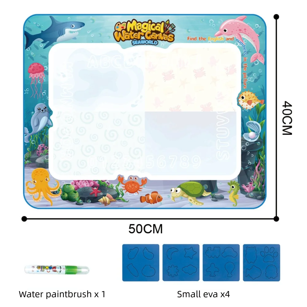 Extra Large Water Doodle Mat for Kids – Mess-Free Aqua Drawing Toy with Multiple Themes and Sizes 8