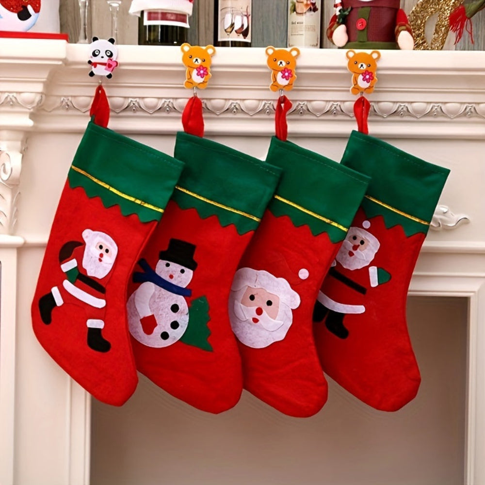 Festiva | Elegant Freestanding Christmas Stocking Holder for Mantle Display 4