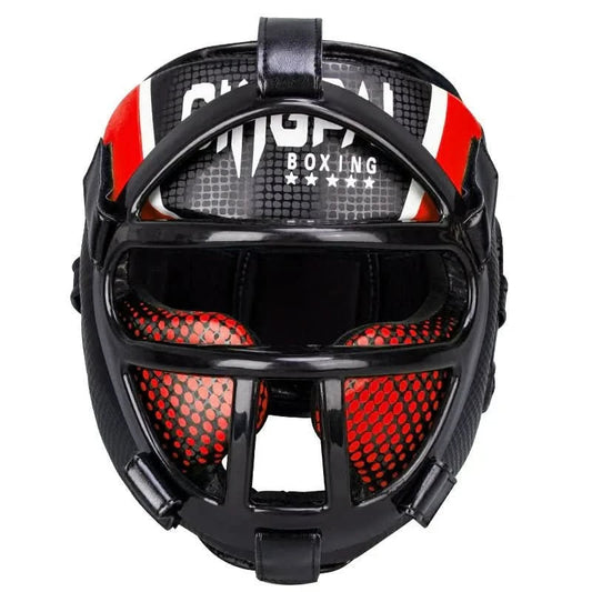 FightGuard Headgear – Premium head protection with face mask for martial arts 0