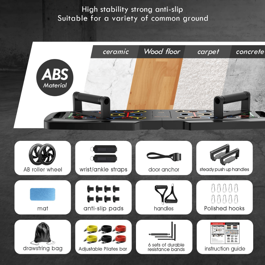 Fitflex – Compact fitness set for strength training and full-body workout at home 3