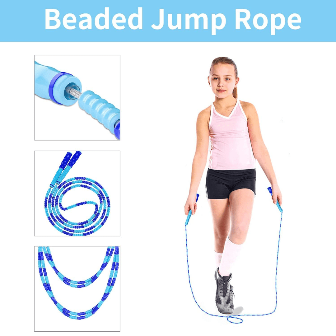 Flexirope – Adjustable beaded skipping rope for cardio and endurance training 4