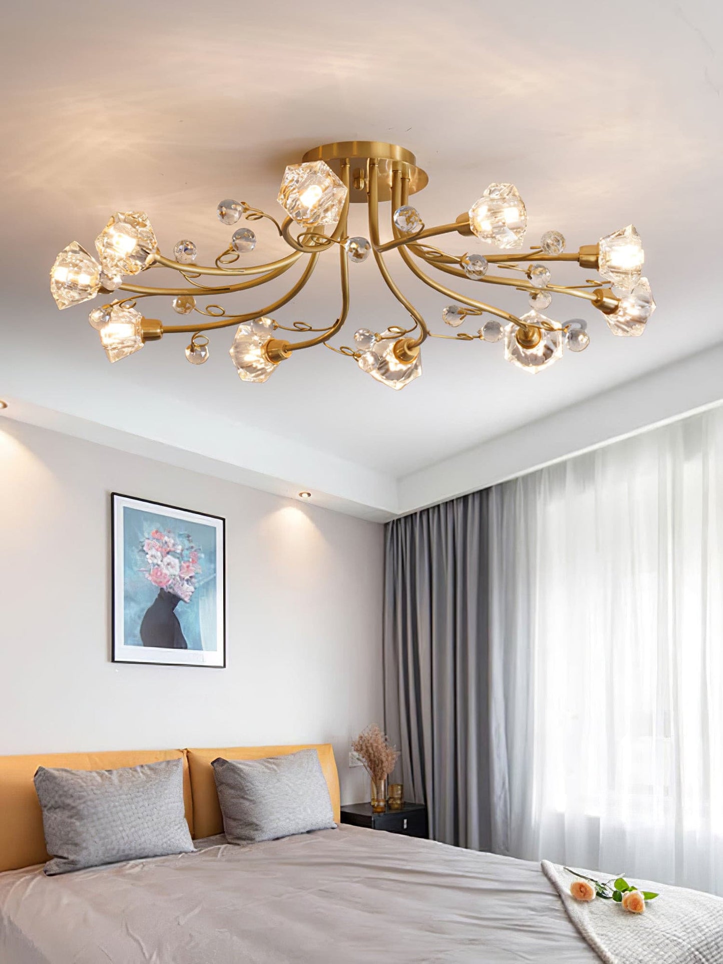 FloralBeam - Elegant Ceiling Lamp