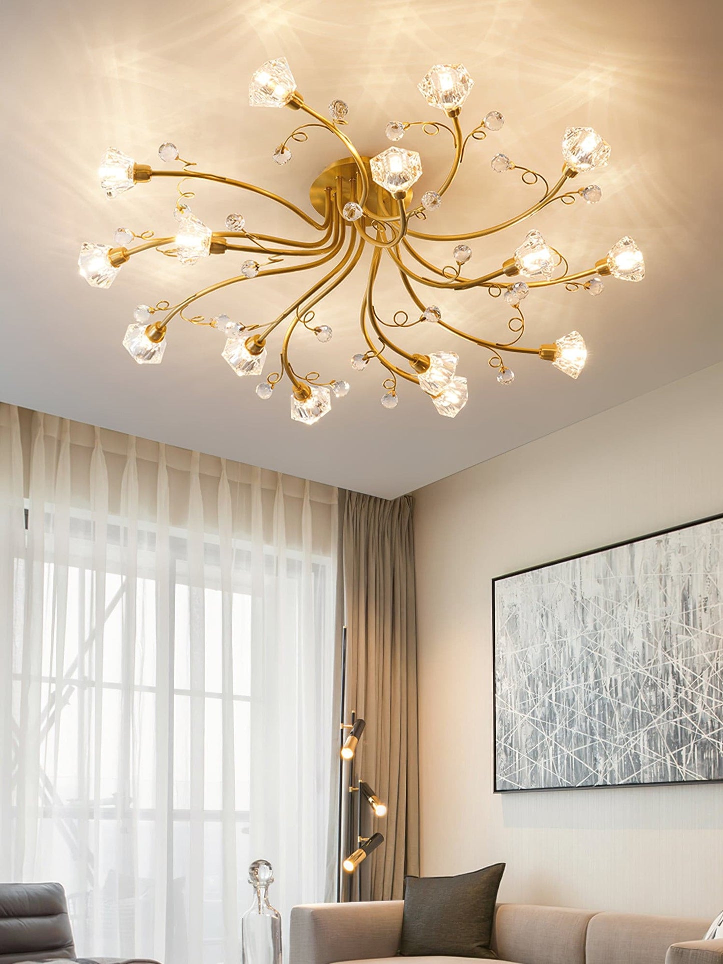 FloralBeam - Elegant Ceiling Lamp