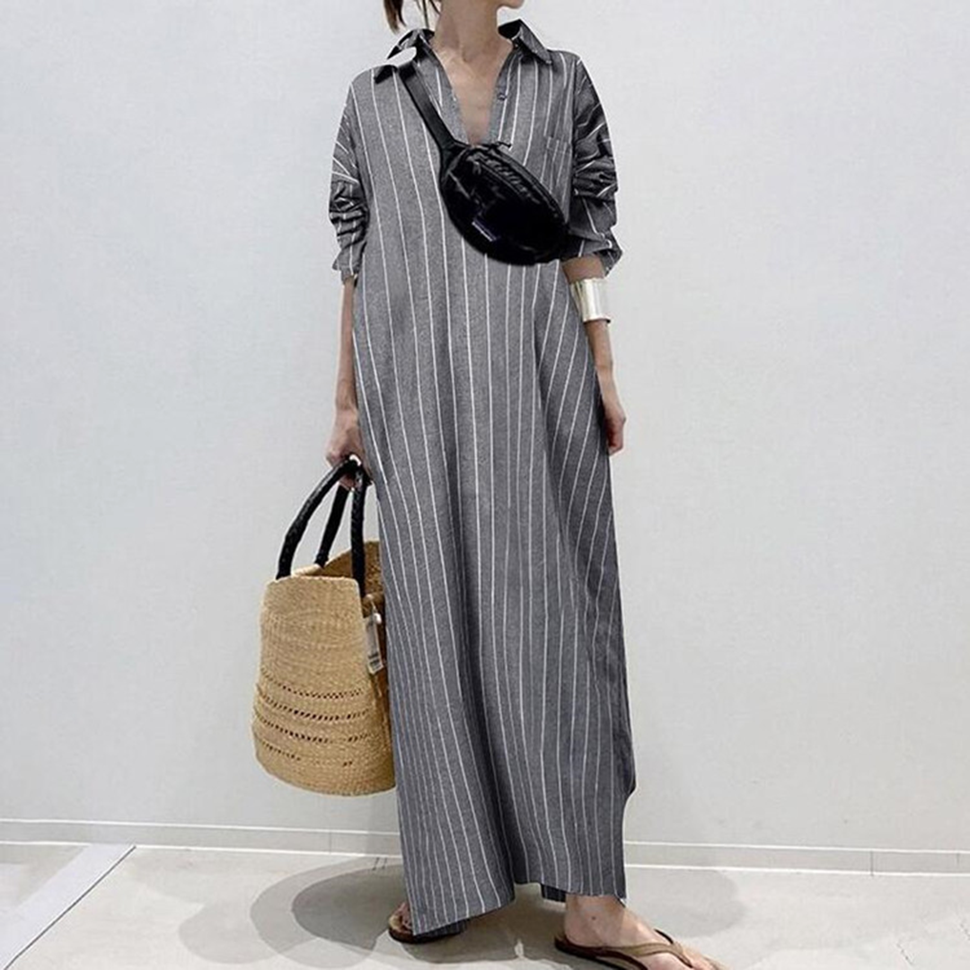 Carlota A-Line Casual Dress - Flattering Summer Day Dress for Women-1