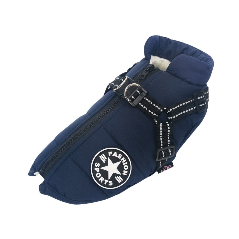 FurGuard | Warm & Secure Dog Coat with Built-In Harness