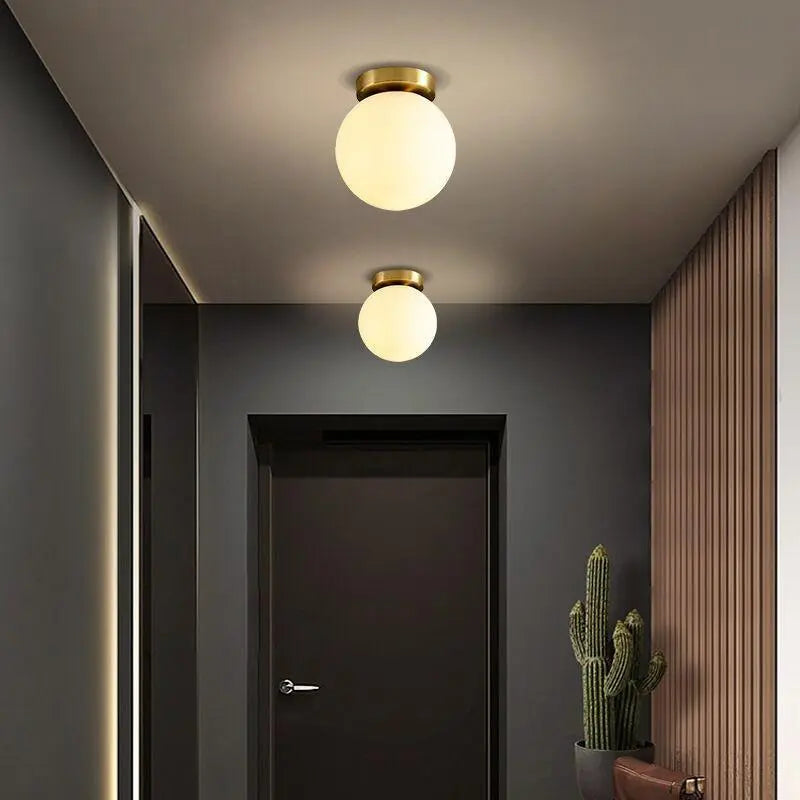 LuxeGlass – Scandinavian LED Glass Lamp for Contemporary Interiors