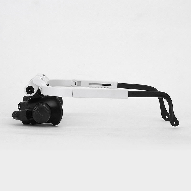 Adjustable LED Magnifying Glasses with 8x, 15x, and 23x Magnification for Hobbies and Precision Work-5