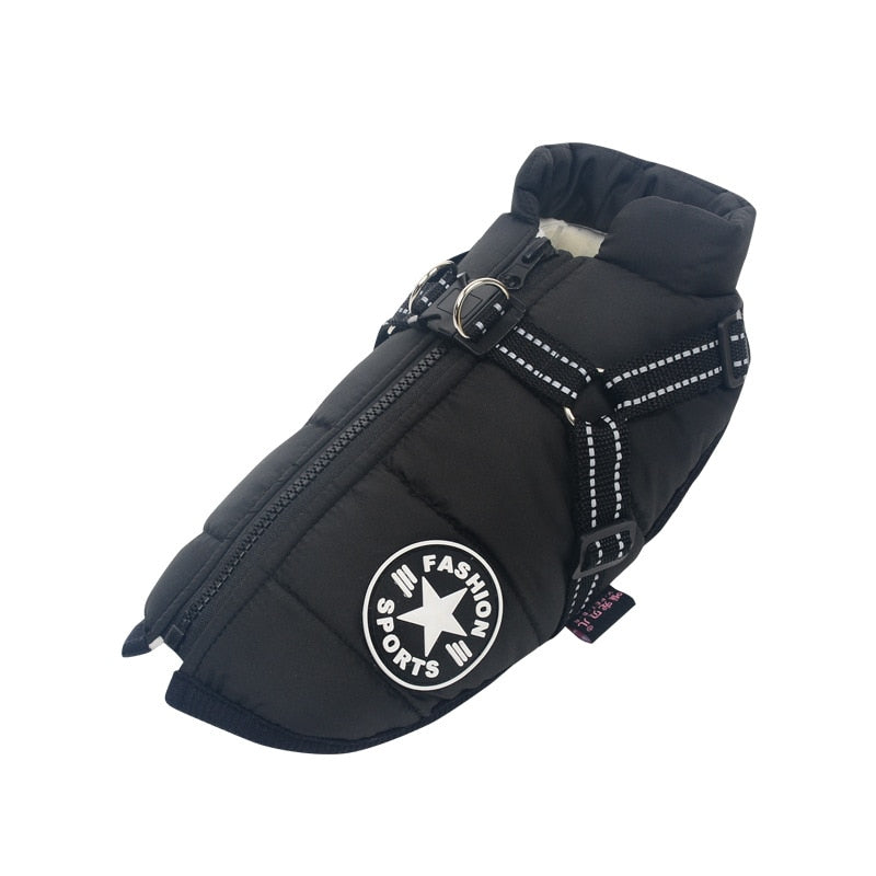 FurGuard | Warm & Secure Dog Coat with Built-In Harness