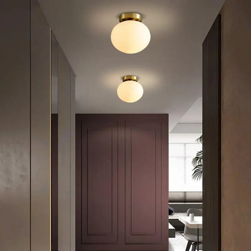 LuxeGlass – Scandinavian LED Glass Lamp for Contemporary Interiors
