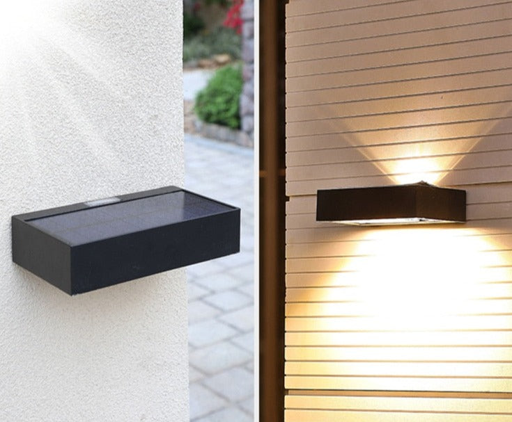 EcoShine – Moderne Solar Up-Down Außenlampe