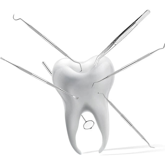 Dentaclean - Rustfrit Stål Tandlæge Explorer & Skraber