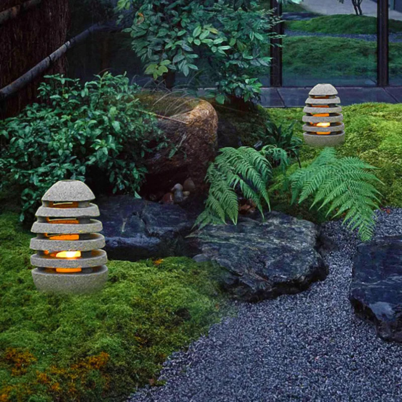 LUXELY Japanese Style Outdoor Garden Lamp - Energy-Efficient LED Outdoor Light Fixture with 50,000-Hour Lifespan-6