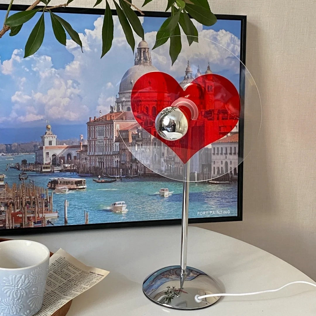 LoveGlow – Lampada da Tavolo Elegante con LED Ricaricabile