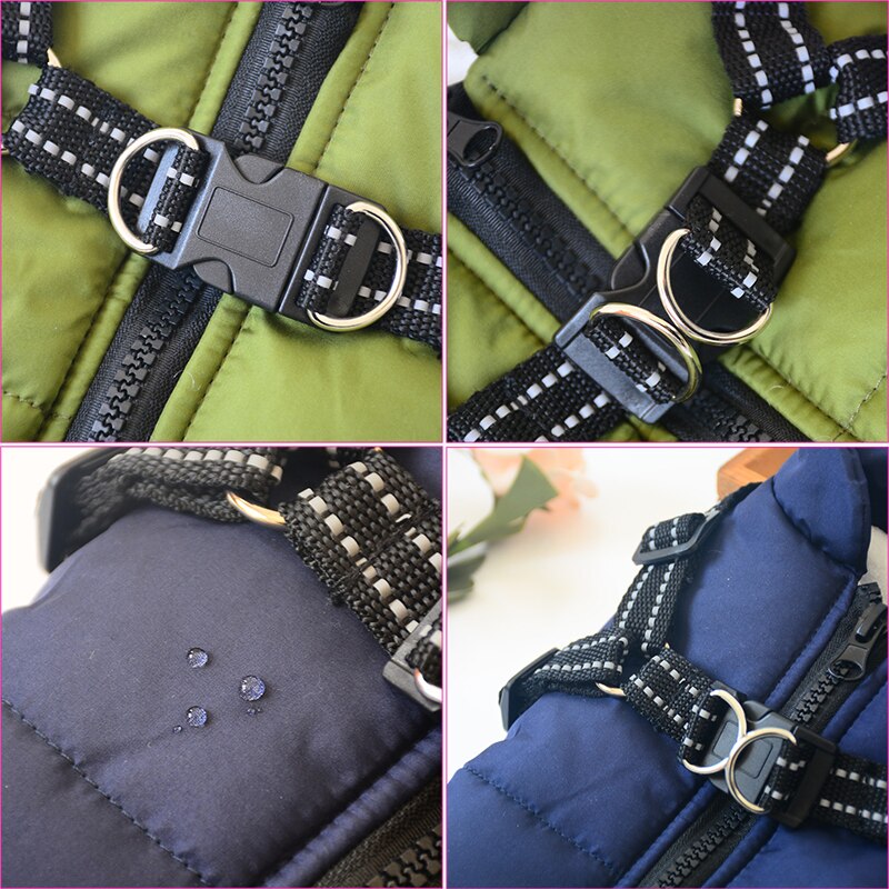 FurGuard | Warm & Secure Dog Coat with Built-In Harness