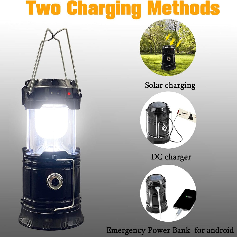Hunting Gear Solar Rechargeable LED Camping Lantern 4