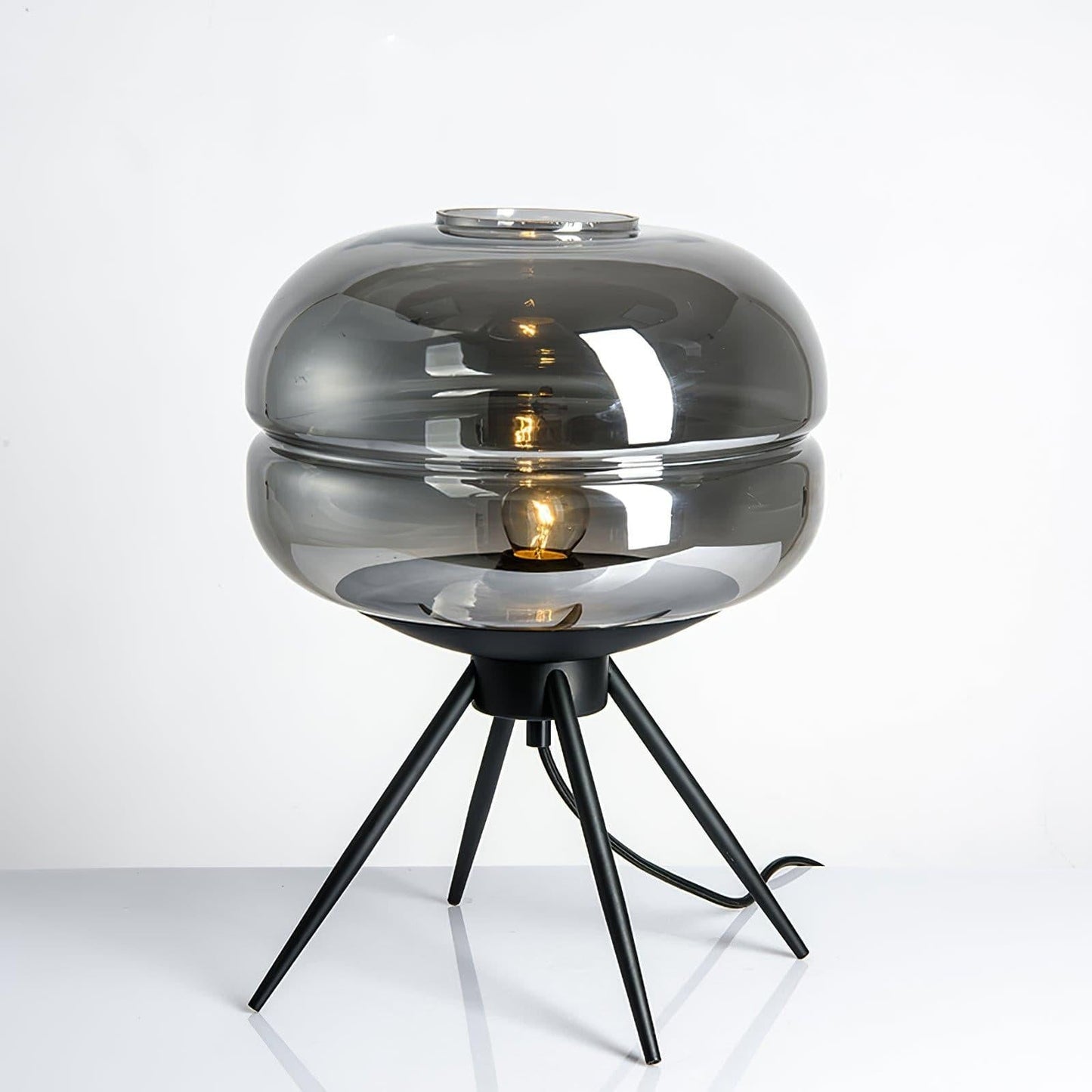 GlowJar - LED Table Lamp with Glass Housing and Warm Glow