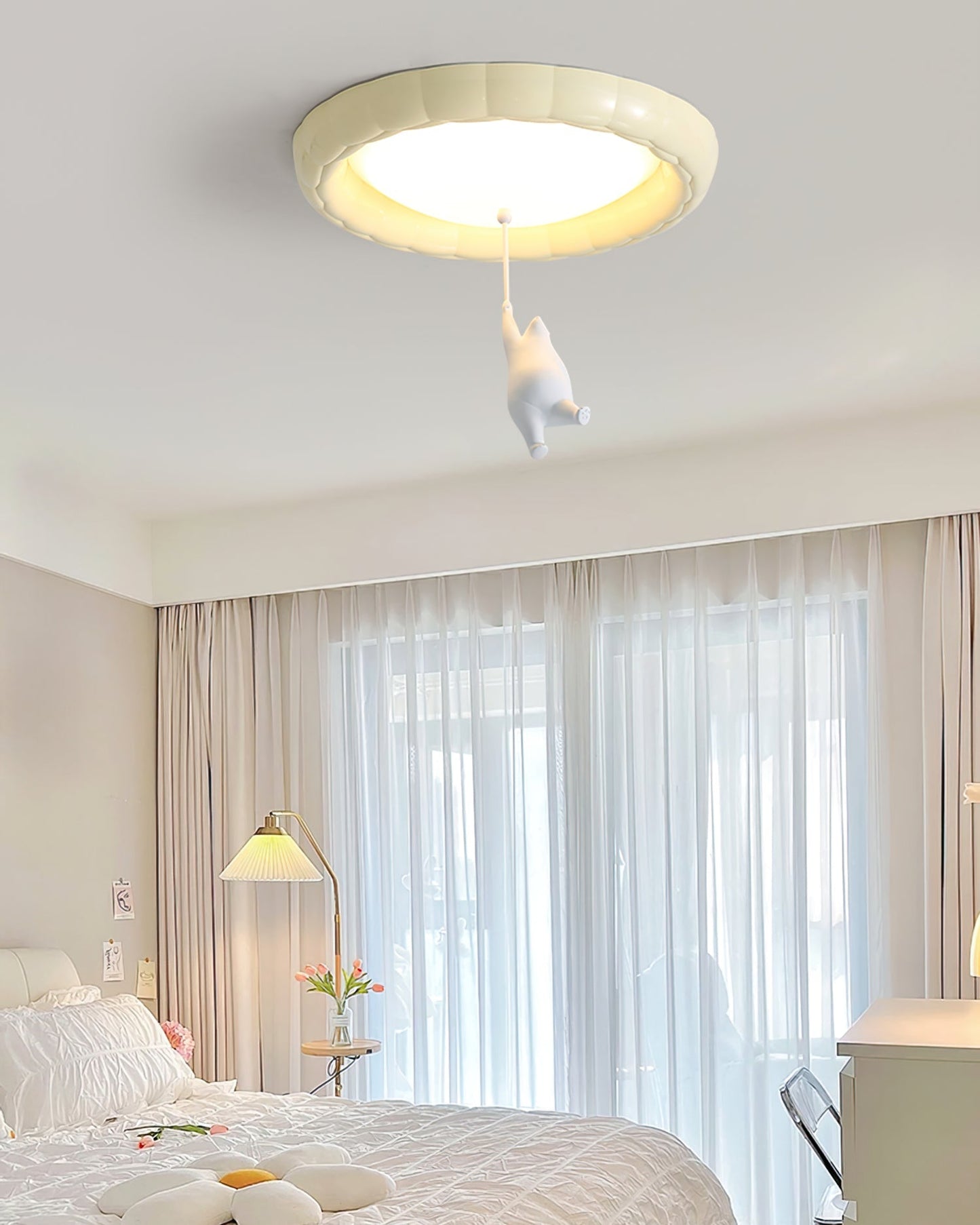 LuxePanda - Ceiling Light with Bear Design and Gentle Lighting