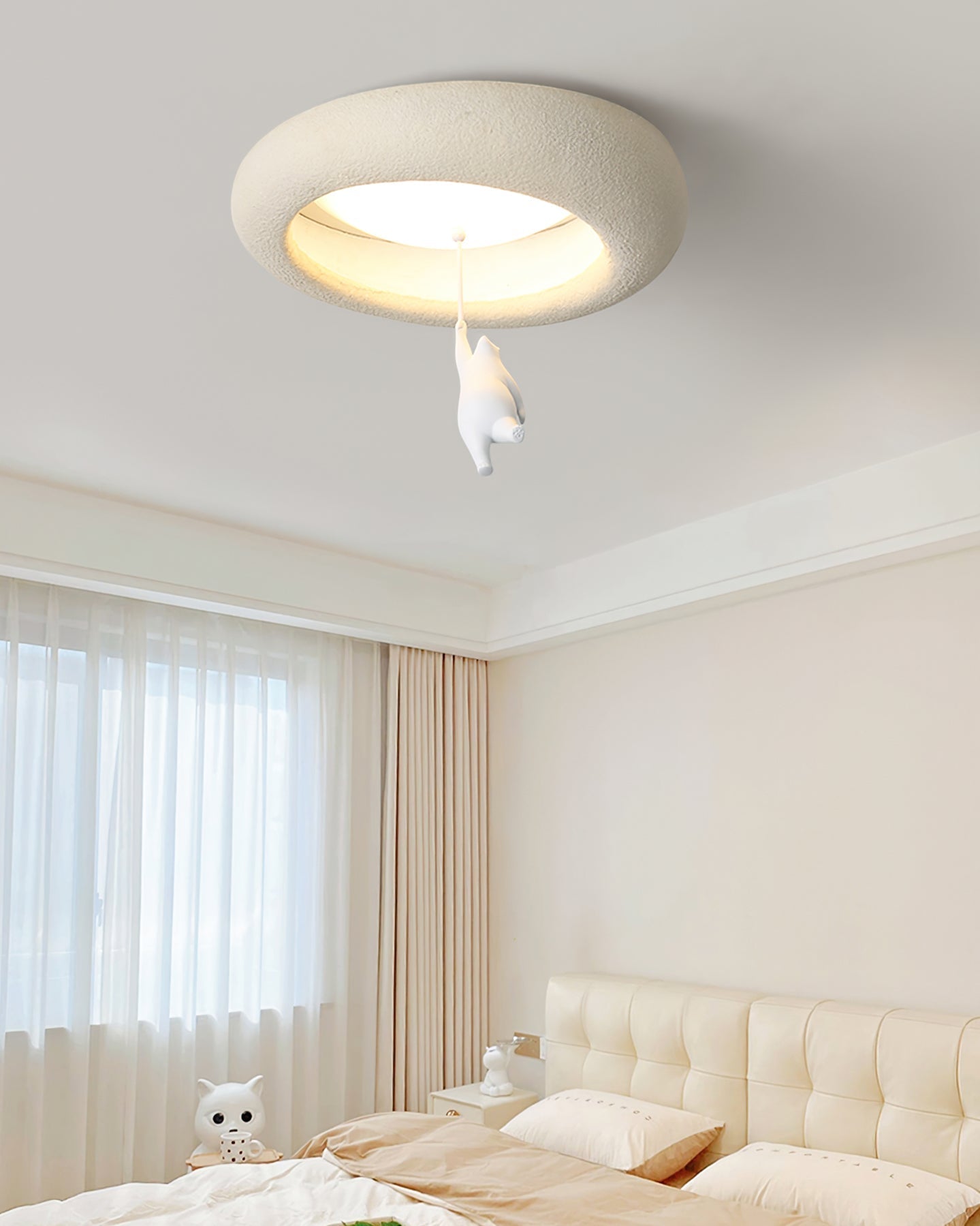 LuxePanda - Ceiling Light with Bear Design and Gentle Lighting