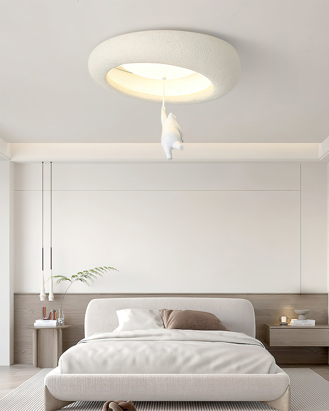 LuxePanda - Ceiling Light with Bear Design and Gentle Lighting