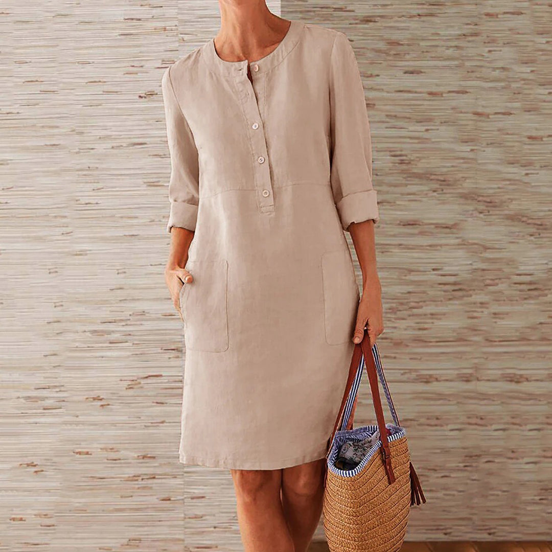 Variant image for Women's Summer Dress Blue Size M Polyester-3