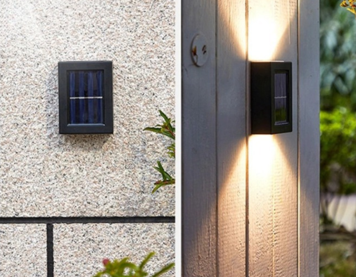 SolarGlow | Wireless LED Wall Lights for Efficient Outdoor Lighting