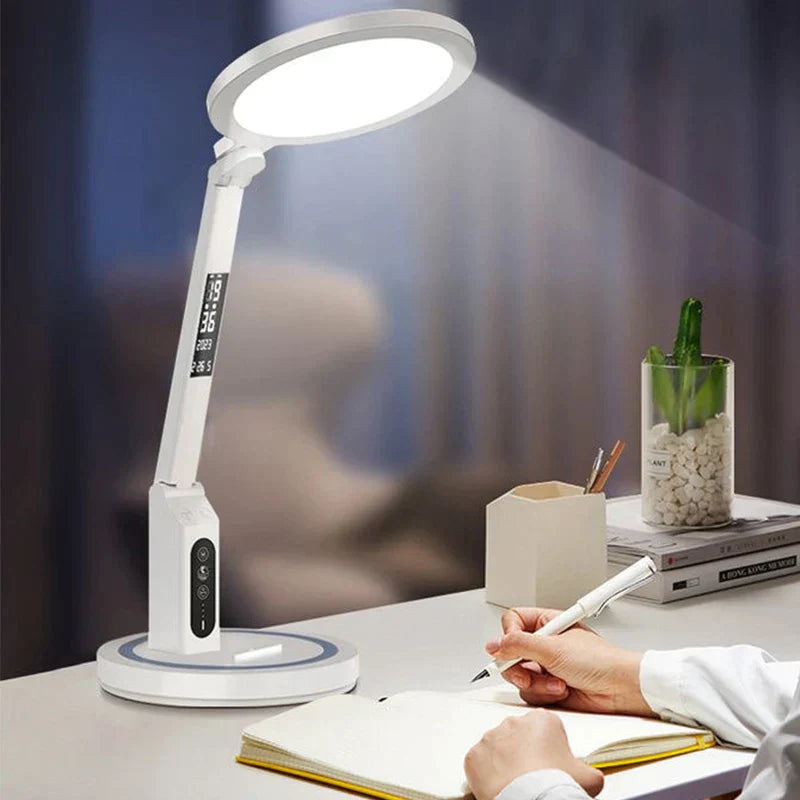 TimeBeam - Lámpara de Escritorio LED con Función de Reloj