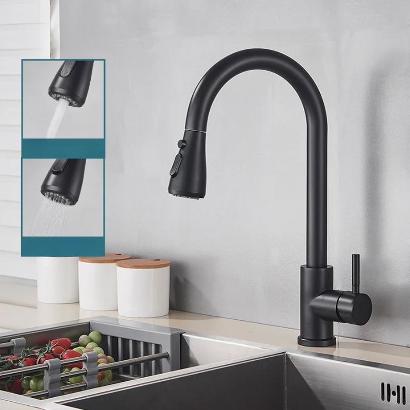 DarkStream - Pull-Out Kitchen Faucet